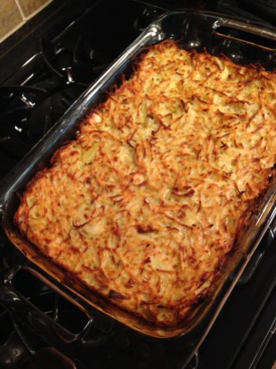 Potato kugel reminds me that there is good in the world.